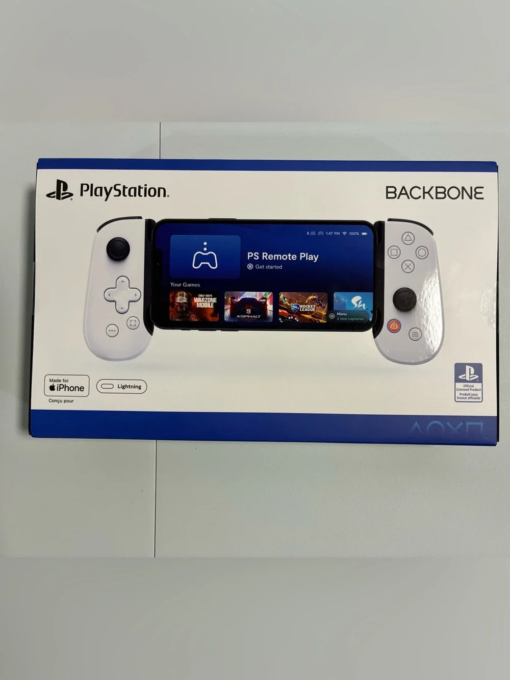 Sony Backbone Mobile Gaming Controller - White